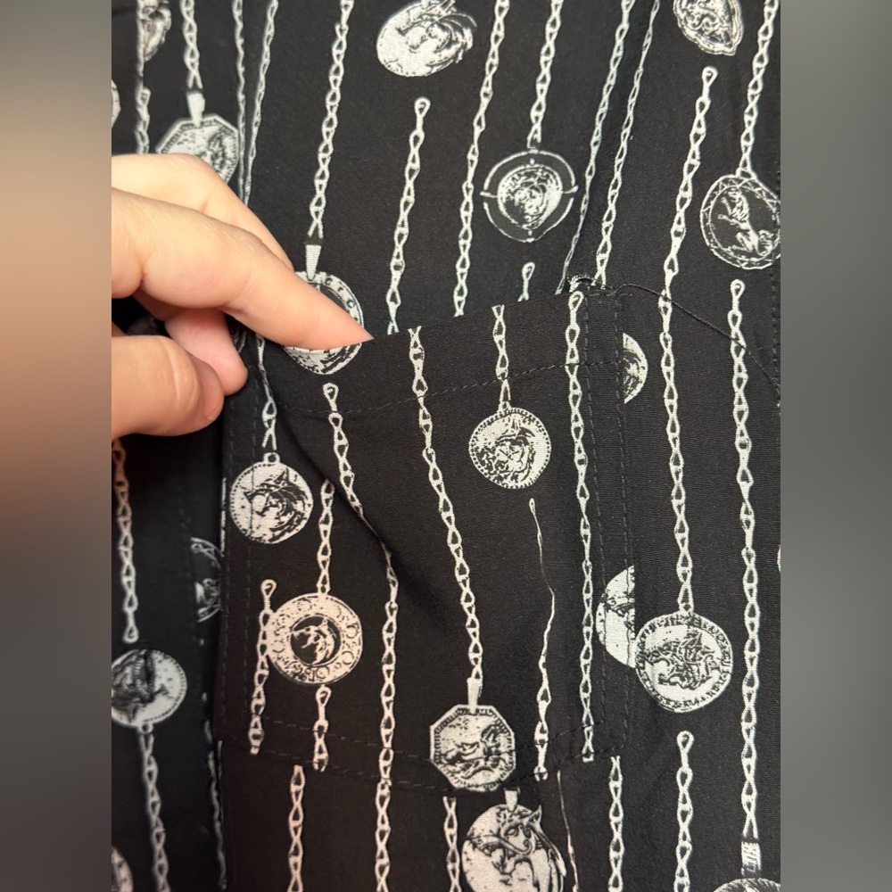 Witcher Hot Topic Button Up Shirt - Picture 5 of 7